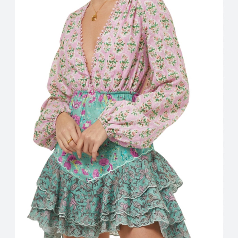 NWT hemant & nandita printed mini dress